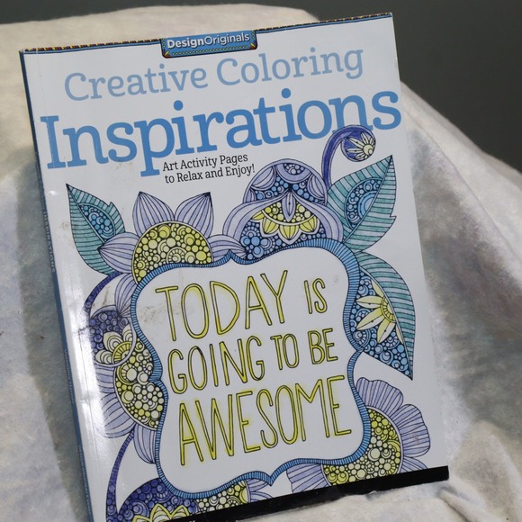 Creative Coloring Inspirations Today is Going to Be Awesome Art Activity Book - Picture 2 of 7